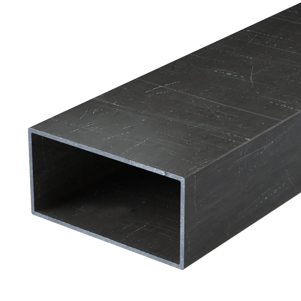 Black Steel Rectangular Tube 1