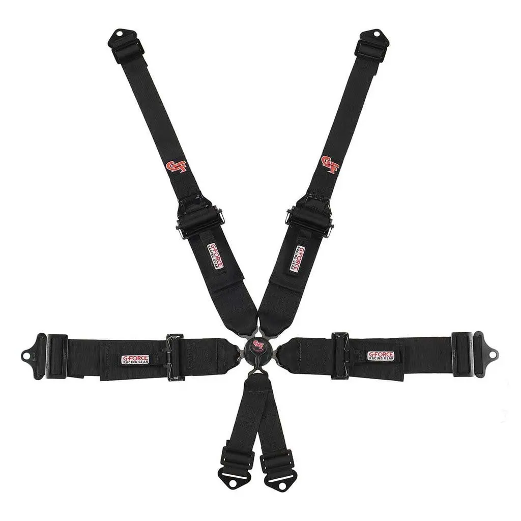 G-Force 7601 2/3" 6-Point Camlock Racing Harness - Sfi 16.1, Pull-Down 1