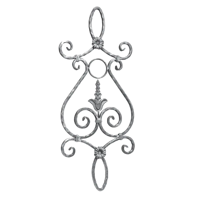 Hammered Forged Iron Panel Art475/2 1